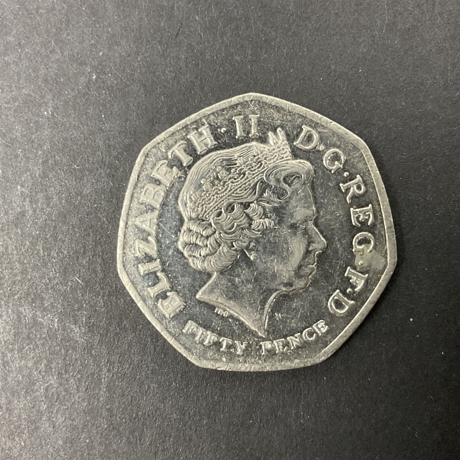 Queen Elizabeth II United Kingdom 2009 Kew Gardens fifty pence coin - Image 3 of 3