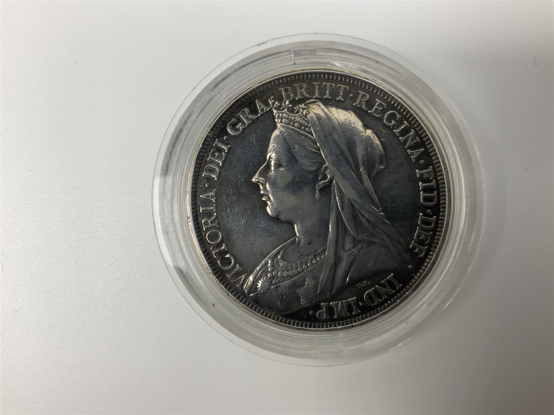 Queen Victoria 1897 crown coin - Image 2 of 7