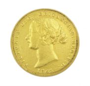 Queen Victoria Australia 1865 gold full sovereign coin
