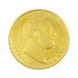 William IIII 1833 gold full sovereign coin