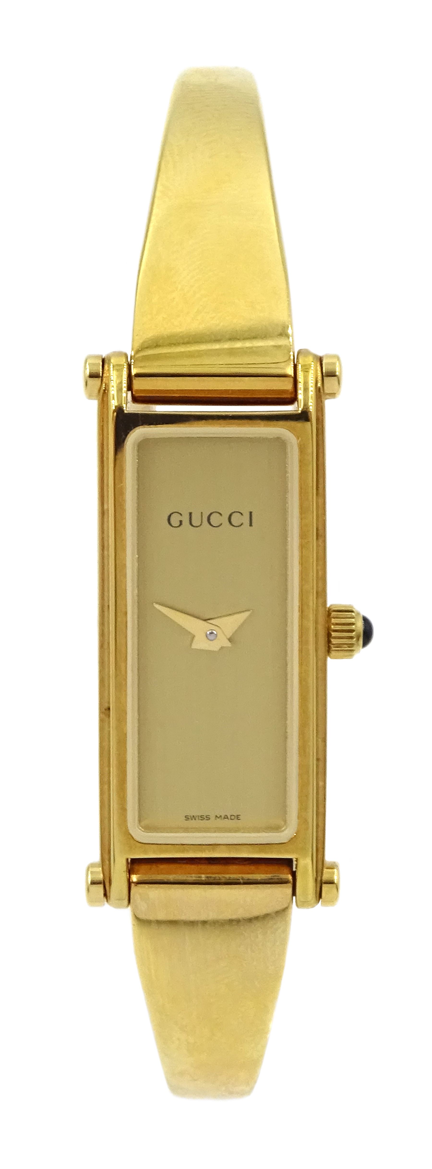 Gucci gold-plated ladies quartz wristwatch