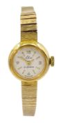 Elco 14ct gold manual wind wristwatch