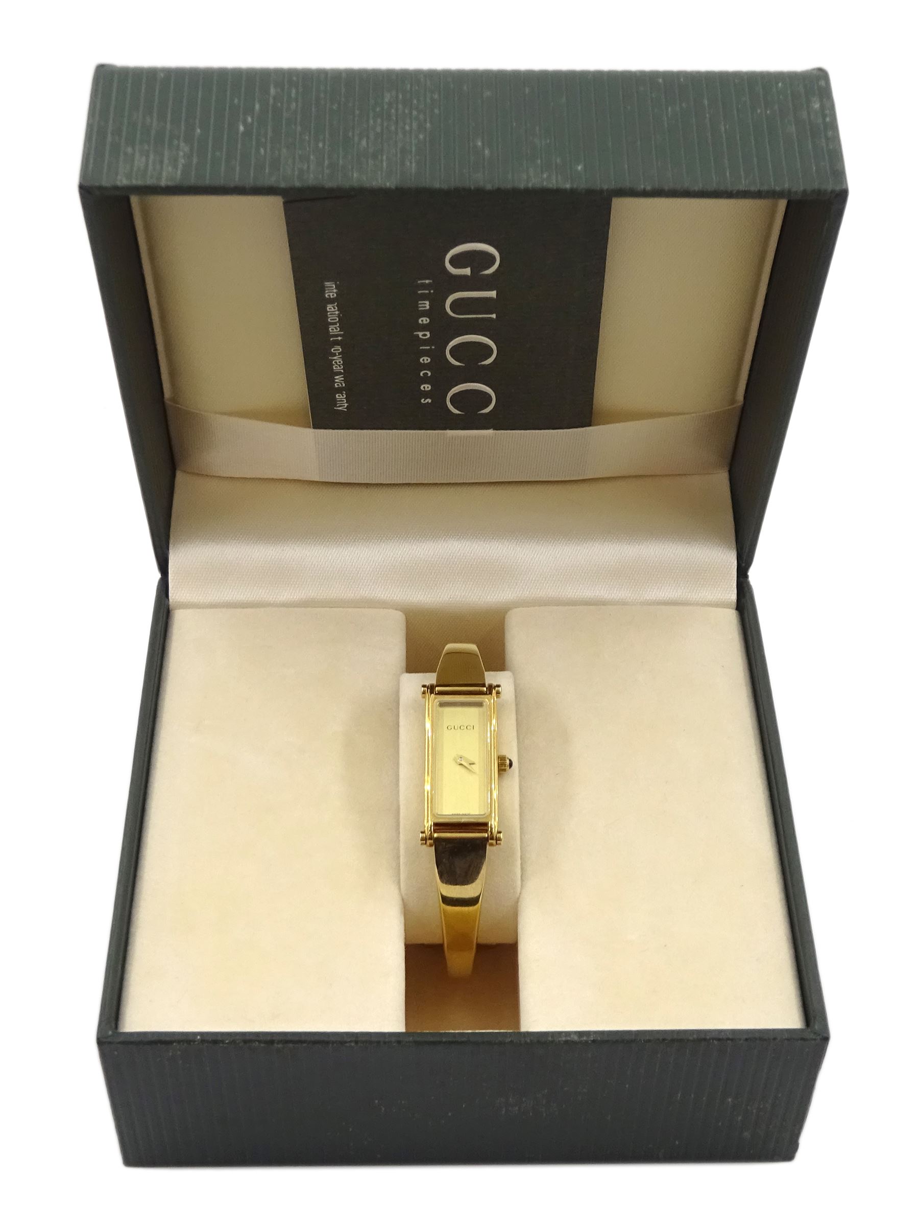 Gucci gold-plated ladies quartz wristwatch - Image 2 of 5