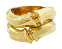 Cartier 18ct gold 'Bamboo' ring