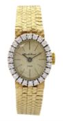 Bueche Girod 9ct gold ladies manual wind bracelet wristwatch