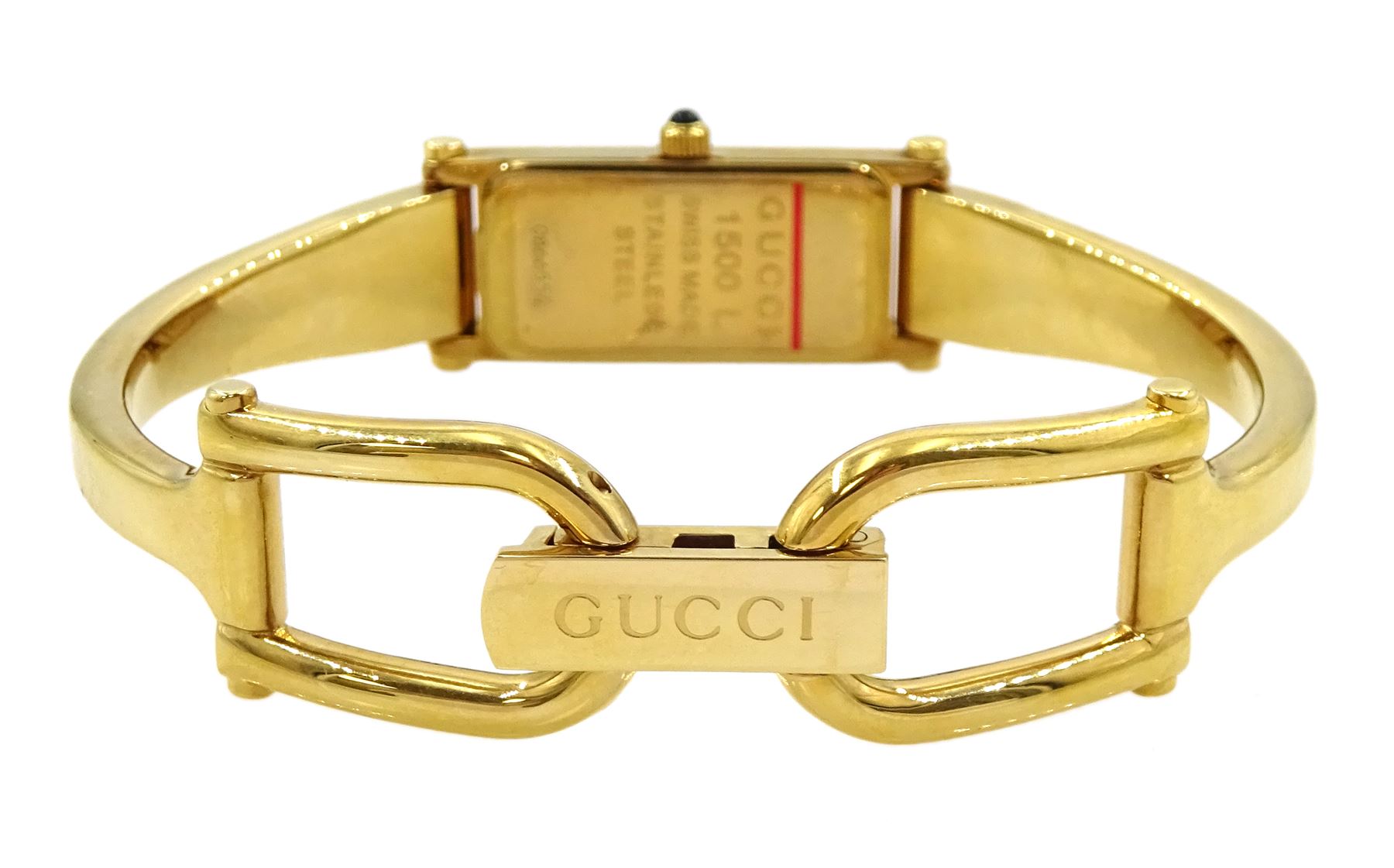 Gucci gold-plated ladies quartz wristwatch - Image 3 of 5