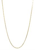18ct gold foxlink chain necklace