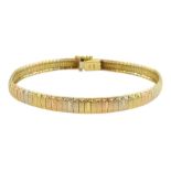 18ct gold link bracelet