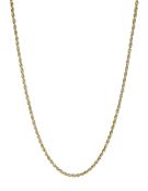 9ct gold rope twist link necklace chain