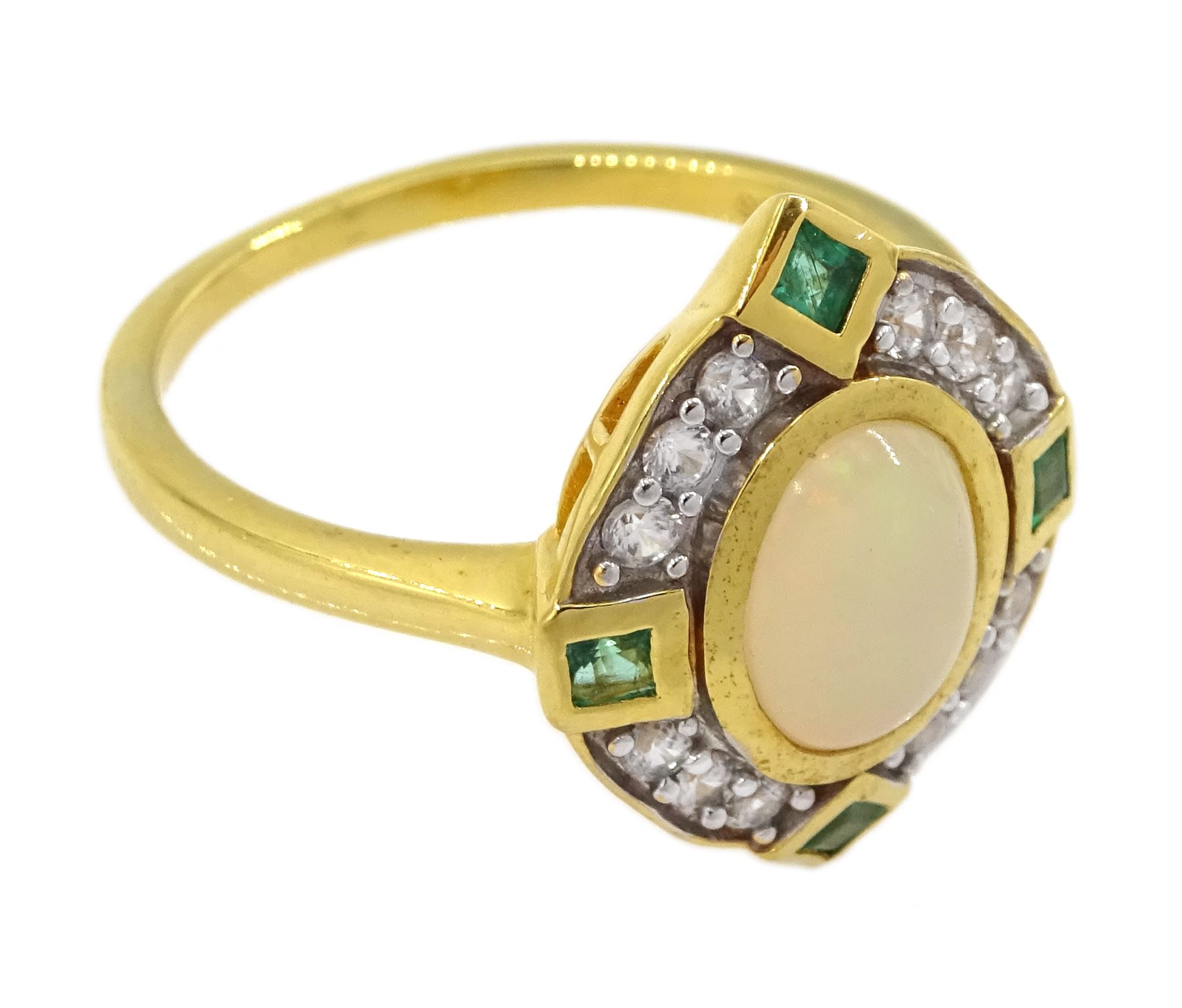 Silver-gilt opal - Image 3 of 5