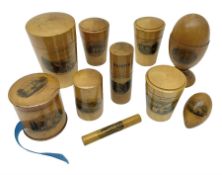 Collection of Mauchline ware