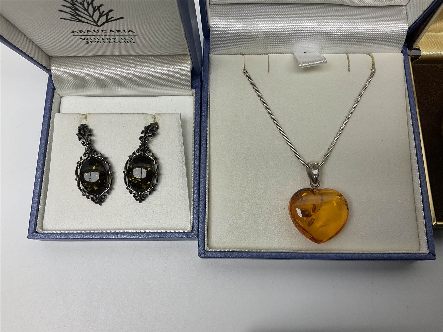 Silver Baltic amber jewellery - Image 3 of 11