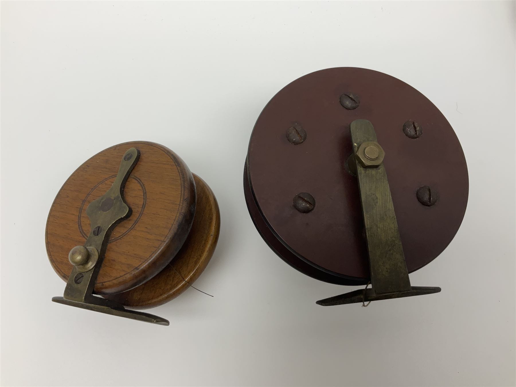 Six early 20th century fishing reels - Image 7 of 12