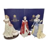 Three Royal Worcester figures
