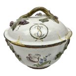 18th century French Faience large soup tureen