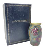 Moorcroft enamel vase