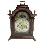 Hermle - 20th century 8-day chiming bracket clock