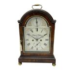 Robert Philip of London - English late 19th century 8-day mahogany cased bracket clock