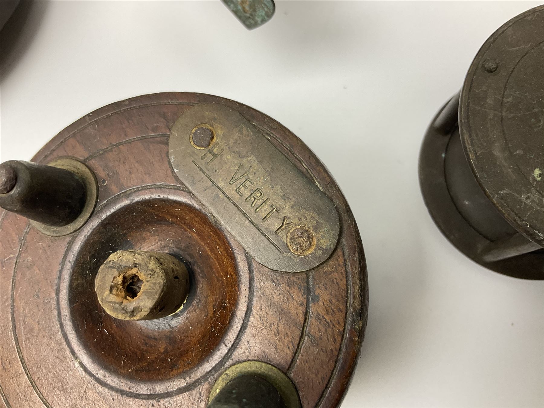 Six early 20th century fishing reels - Image 3 of 12