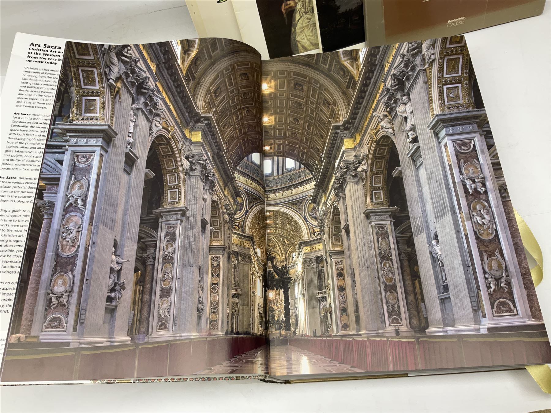 Group of art reference books and folios to include Ars Sacra Christian Art and Architecture of the W - Image 9 of 12