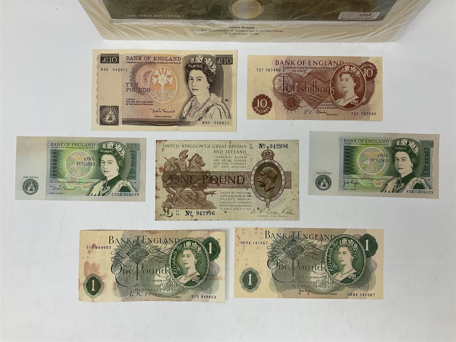 Banknotes including United Kingdom of Great Britain and Ireland - Image 2 of 8