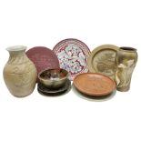 Collection of studio pottery