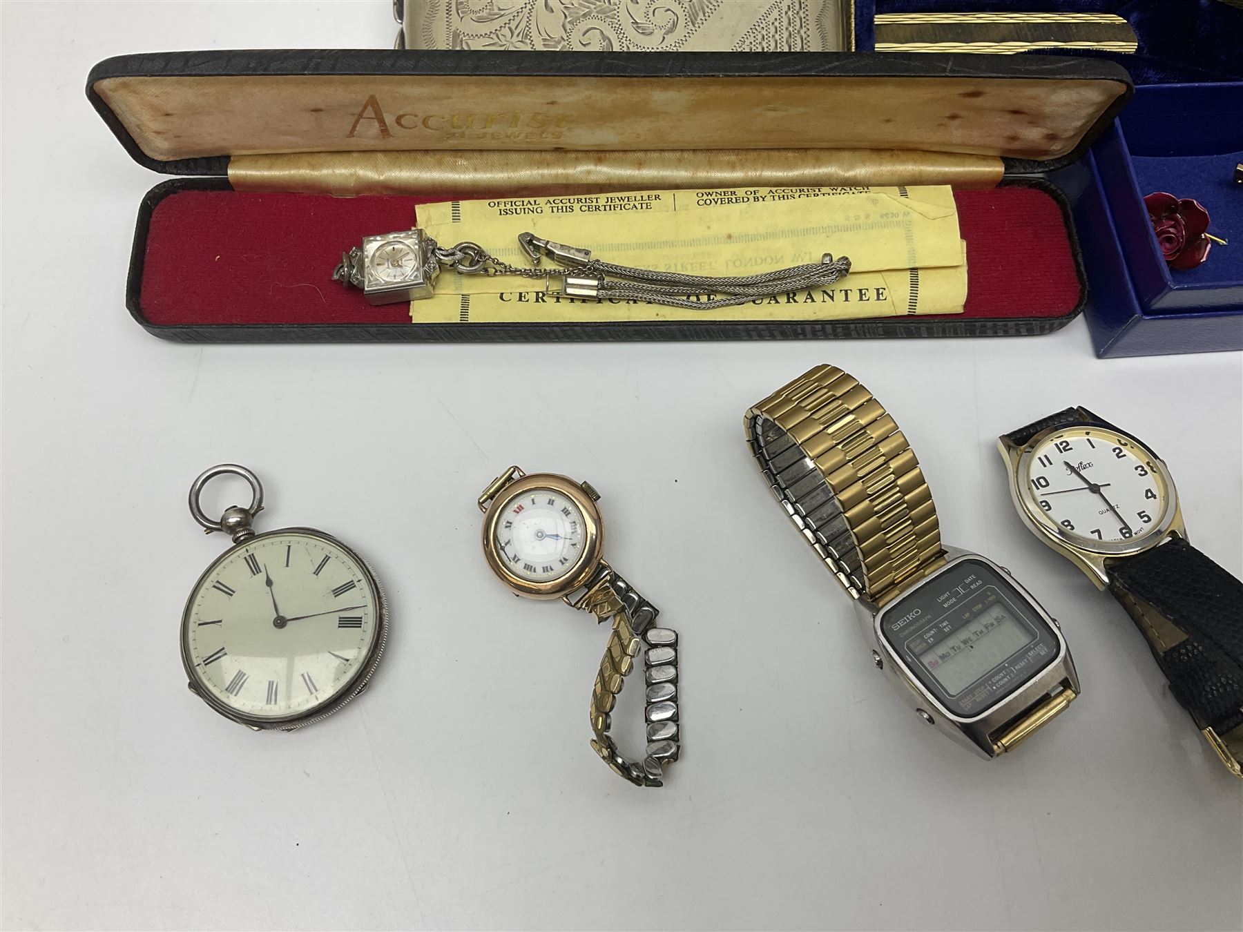 Early 20th century 9ct gold manual wind wristwatch - Image 2 of 16