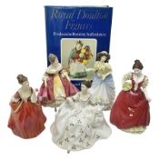 Five Royal Doulton figures