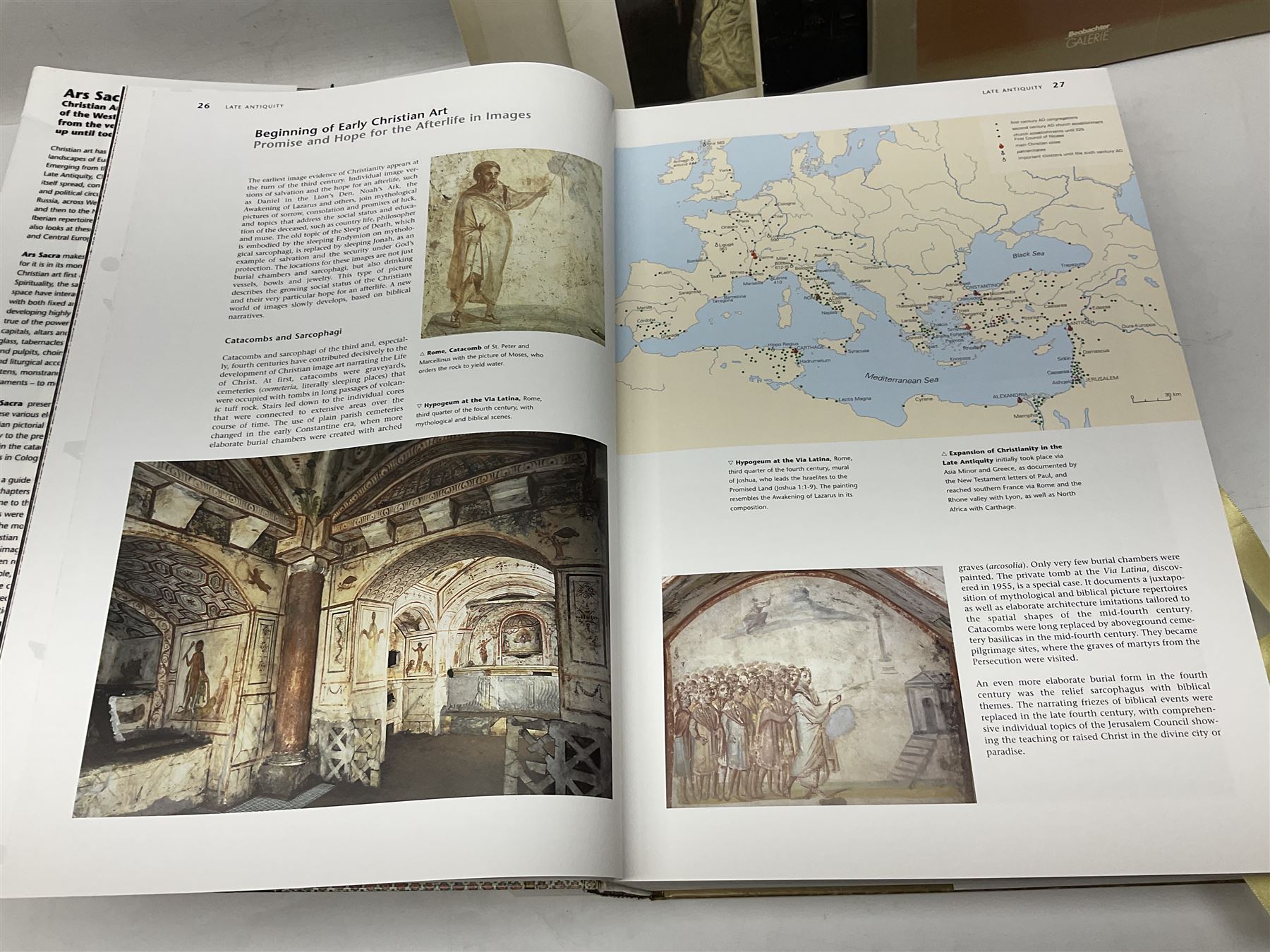Group of art reference books and folios to include Ars Sacra Christian Art and Architecture of the W - Image 10 of 12