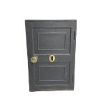 Black painted cast iron safe