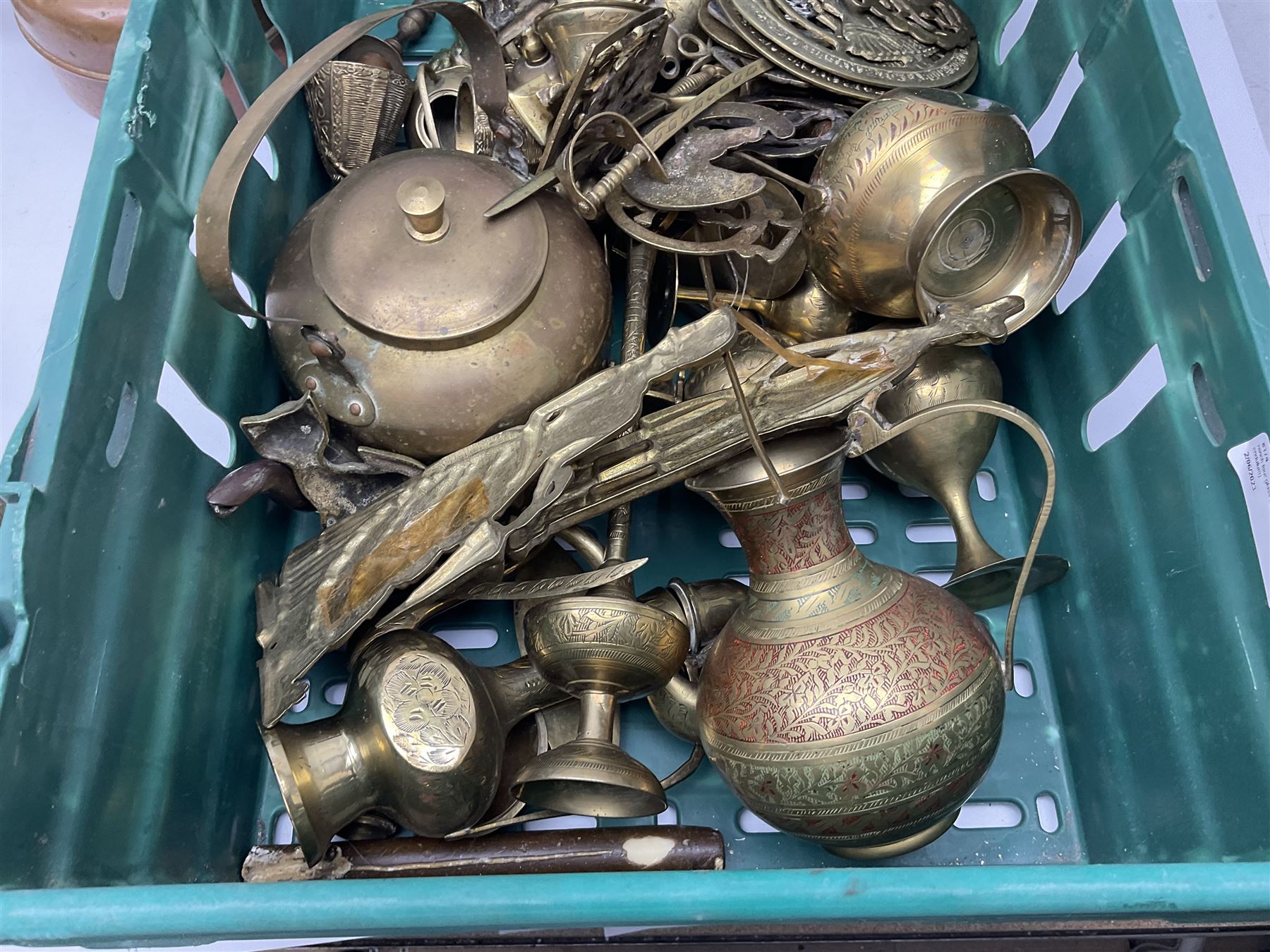 Large collection of brass and copper - Image 9 of 9
