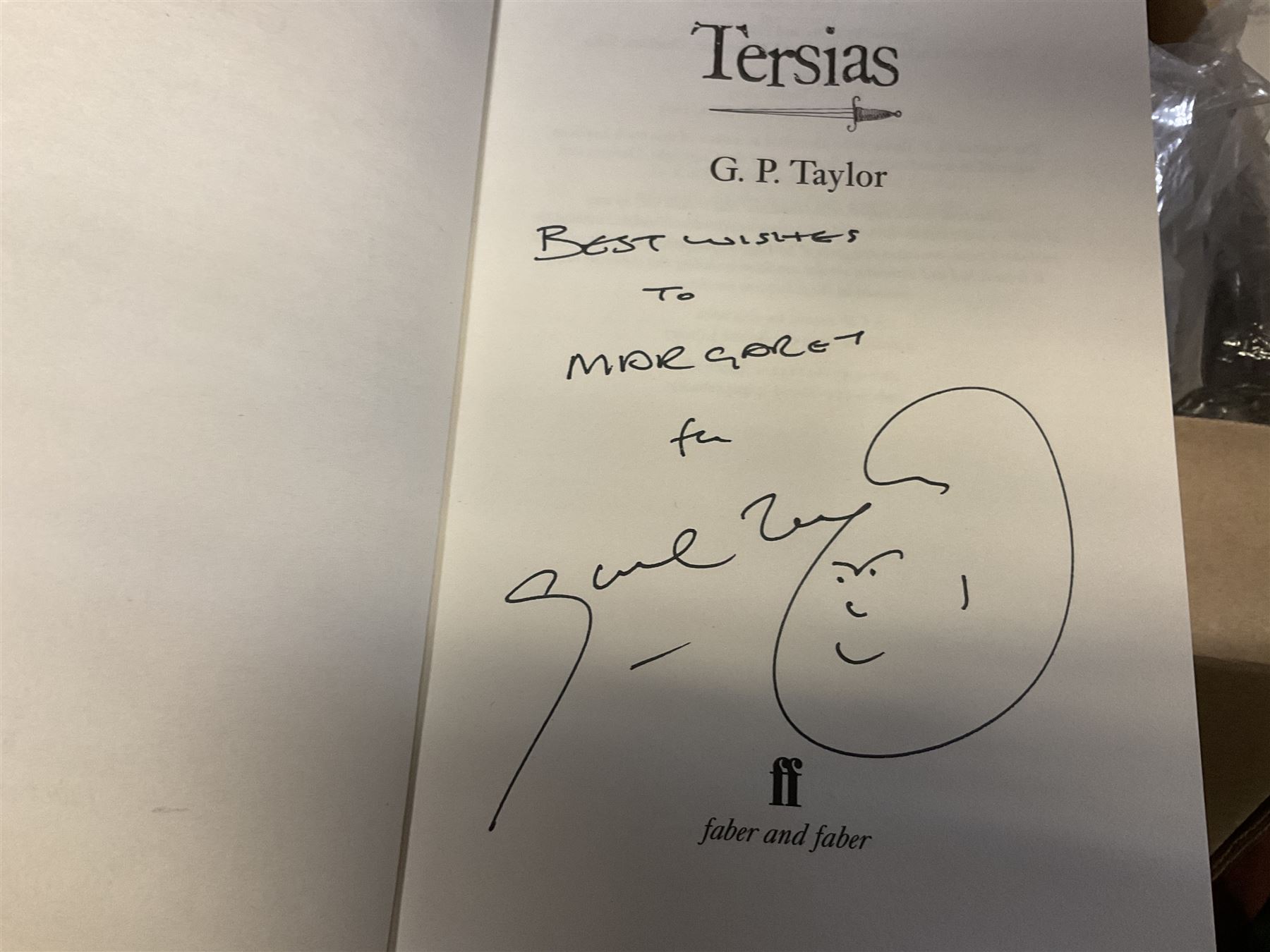 Signed first edition of Tersias by G.P Taylor - Image 5 of 15