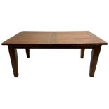 Hardwood dining table