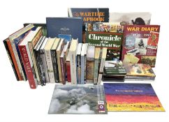 Thirty modern books of military interest including The Wartime Scrapbook 1939-1945; D-Day by Stephen