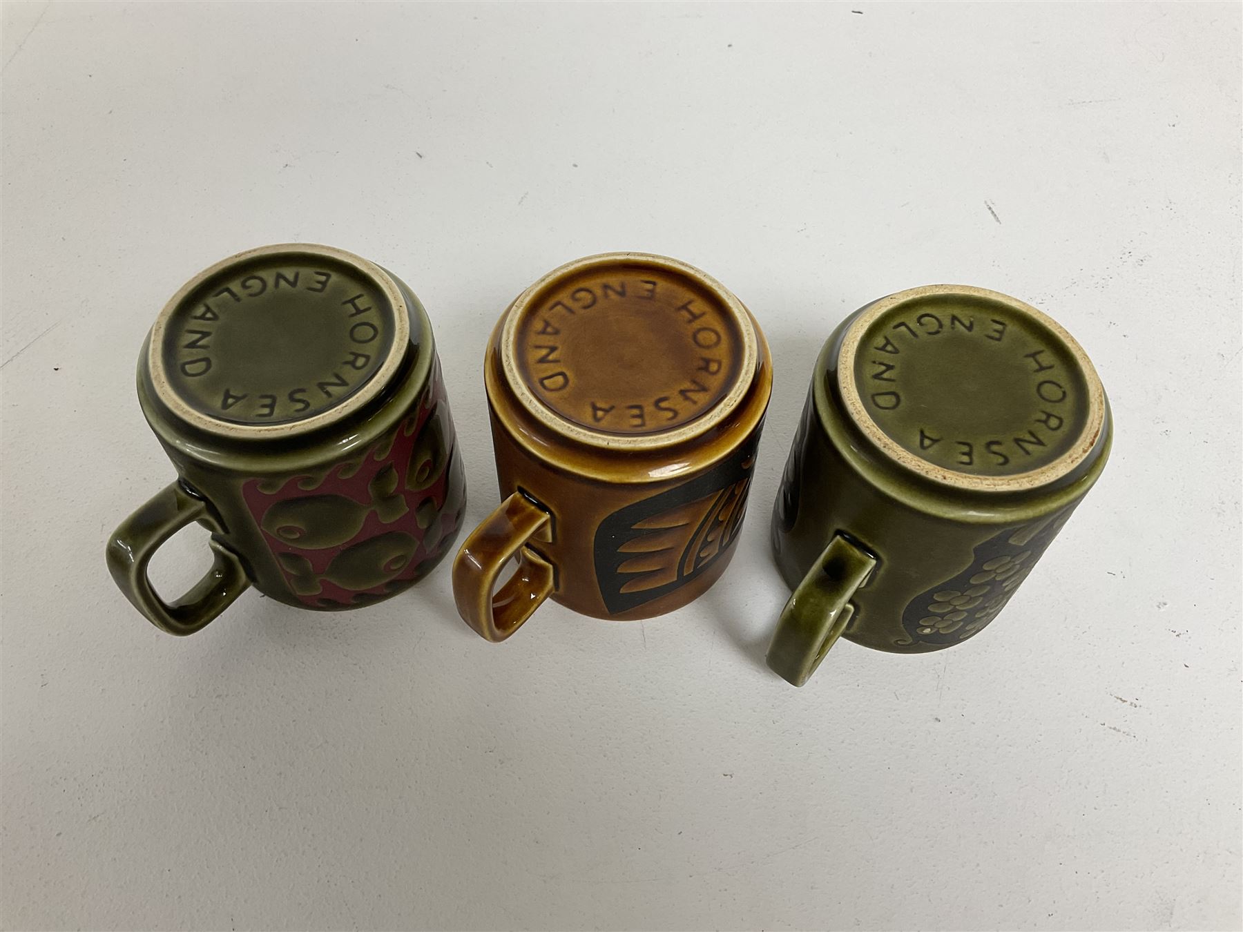 Three Hornsea pottery mugs - Image 3 of 3