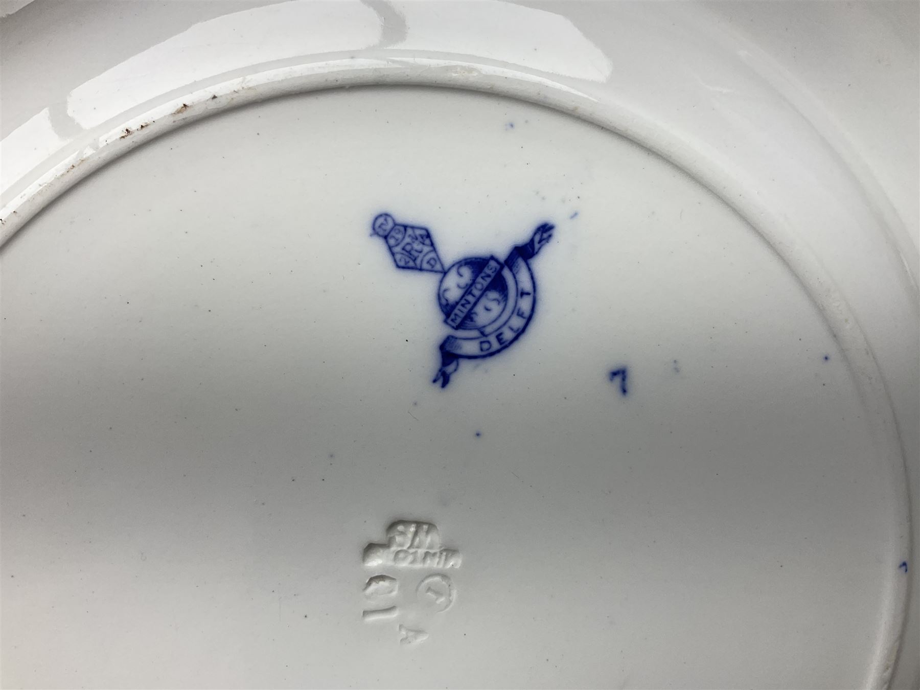 Mintons Delft dinner plates - Image 3 of 12