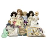 Collection of Victorian and later dolls