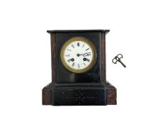 19th century French striking mantle clock.