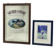 Southern Comfort advertising mirror