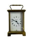 French - 20th century Bayard timepiece carriage clock