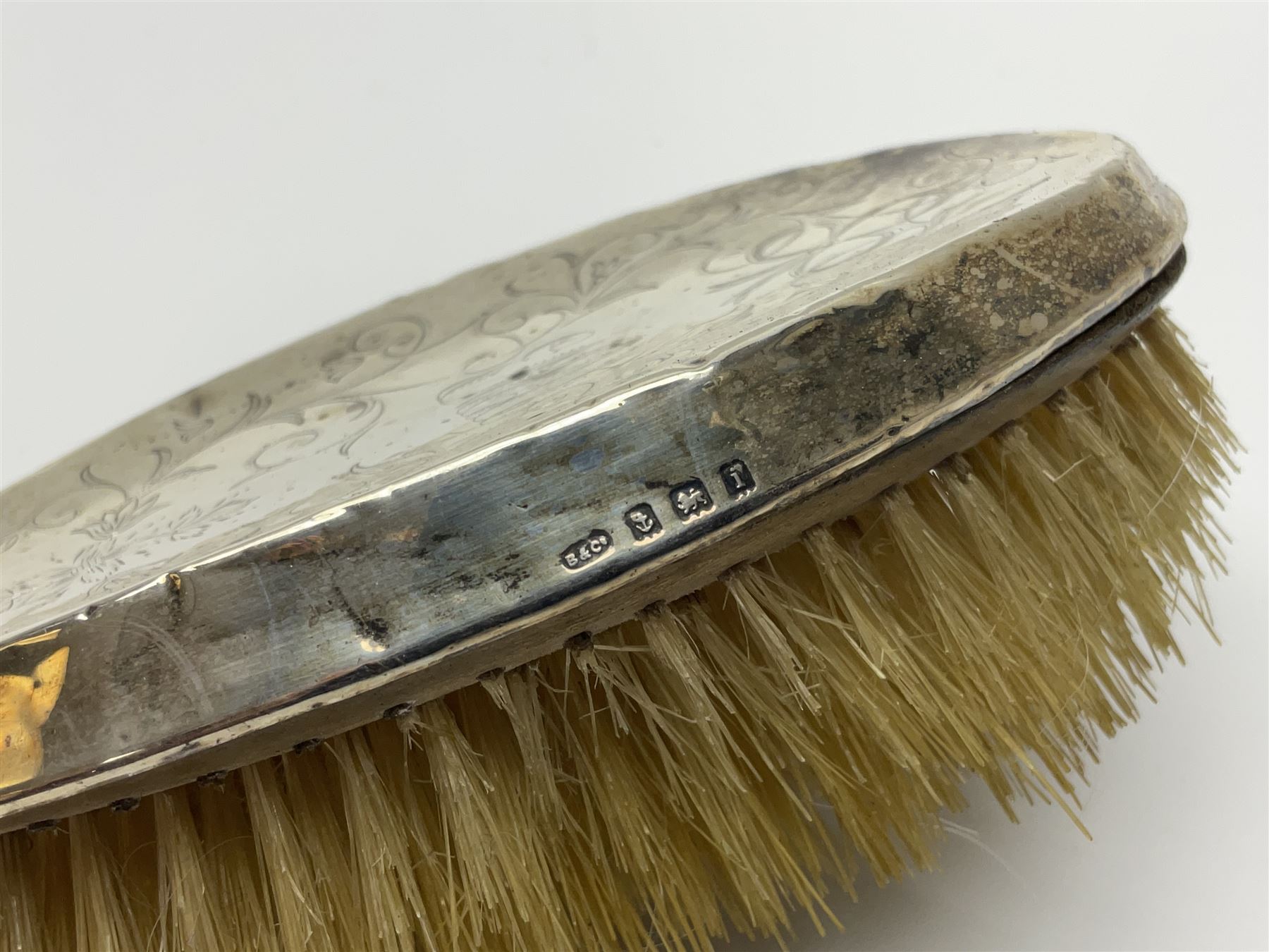 Three silver mounted dressing table brushes - Image 6 of 6