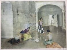 Sir William Russell Flint (Scottish 1880-1969): 'Los Cientos'