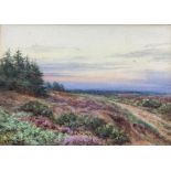 Ivy Stannard (British 1881-1968): Moorland Landscape
