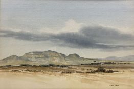 Richard Alexander Rennie (South African 1932-): Landscape with Distant Mountain