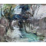 David Greenwood (Northern British Contemporary): 'Birks Bridge Duddon Valley - Cumberland'