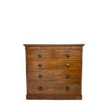 19th century mahogany straight-front chest