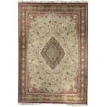 Persian design red ground rug