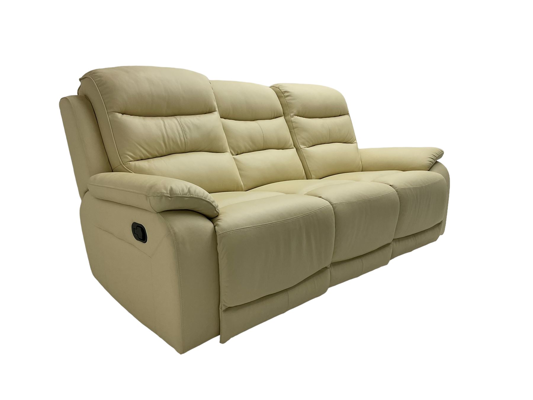 Contemporary three seat reclining sofa - Image 3 of 15