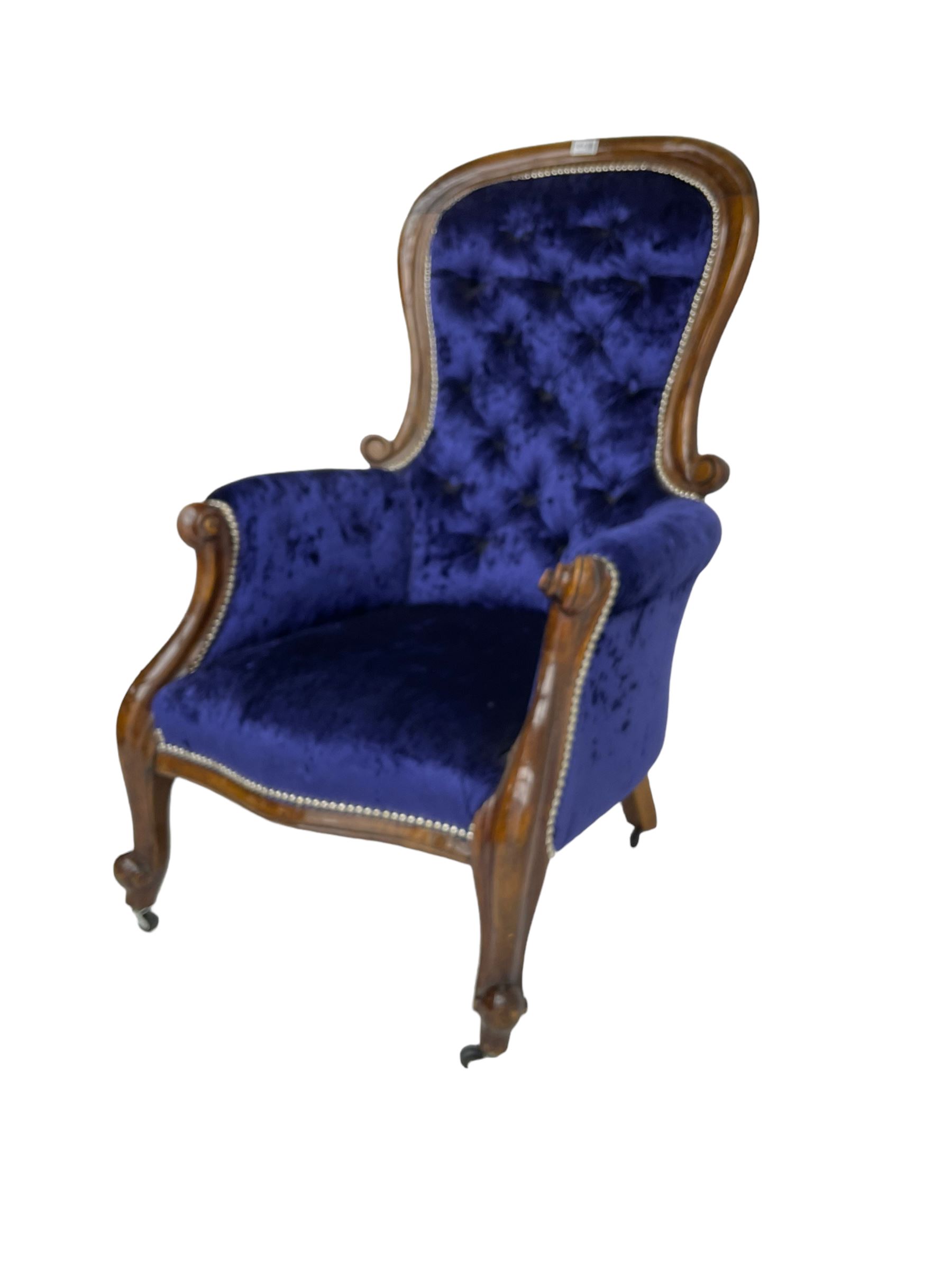 Victorian armchair - Image 3 of 6
