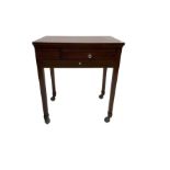 Mid-20th century mahogany spectacle selection stand